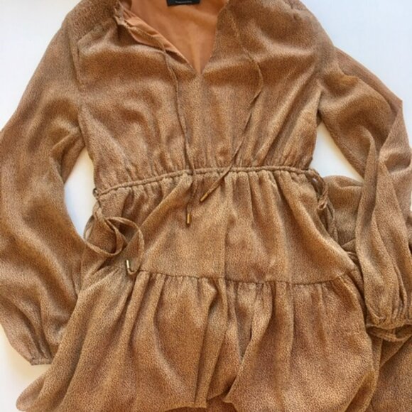 Mink Pink Midi,long sleeve, boho dress size small - Picture 12 of 16